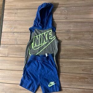 Boys Nike Sleeveless top and shorts